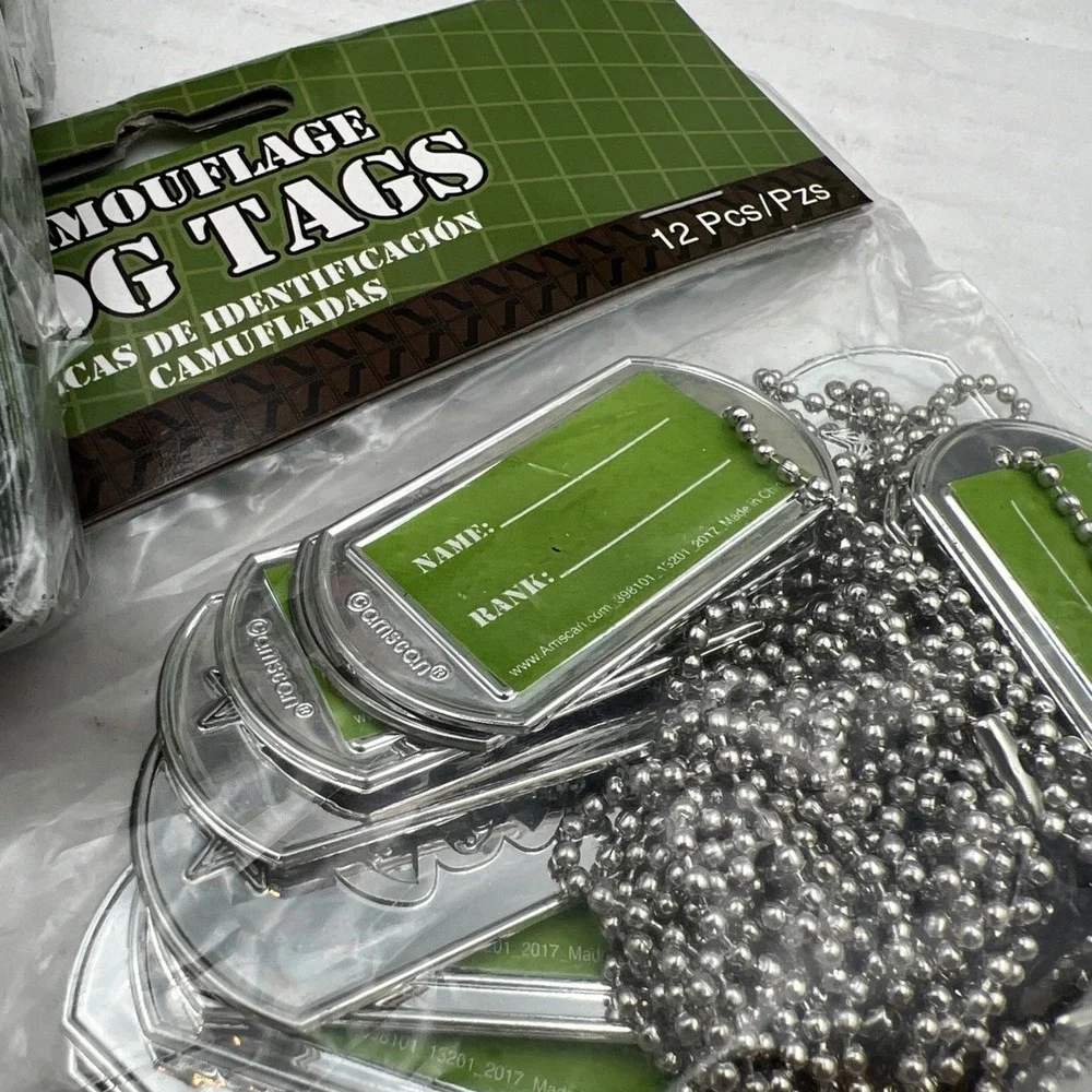 MILITARY ARMY CAMOUFLAGE‎ BIRTHDAY PARTY SET - 6 PACKAGES PARTY SUPPLIES